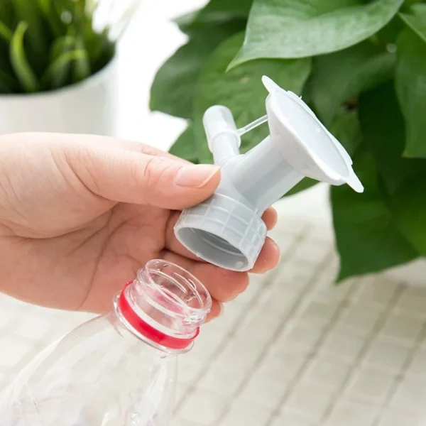 2In1 Watering Sprinkler Water Bottle Plastic Sprinkler Nozzle Flower Waterer Supplie Garden Tool Portable Household Potted Plant
